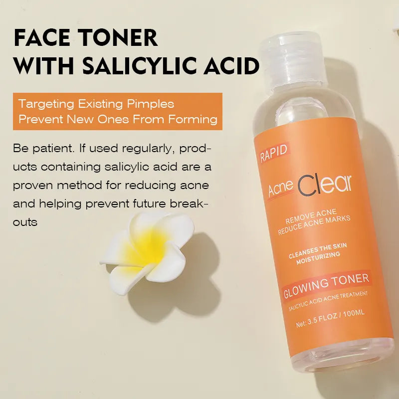 Salicylic Acne Clear Face Toner For Oily & Acne Prone Skin -100ML