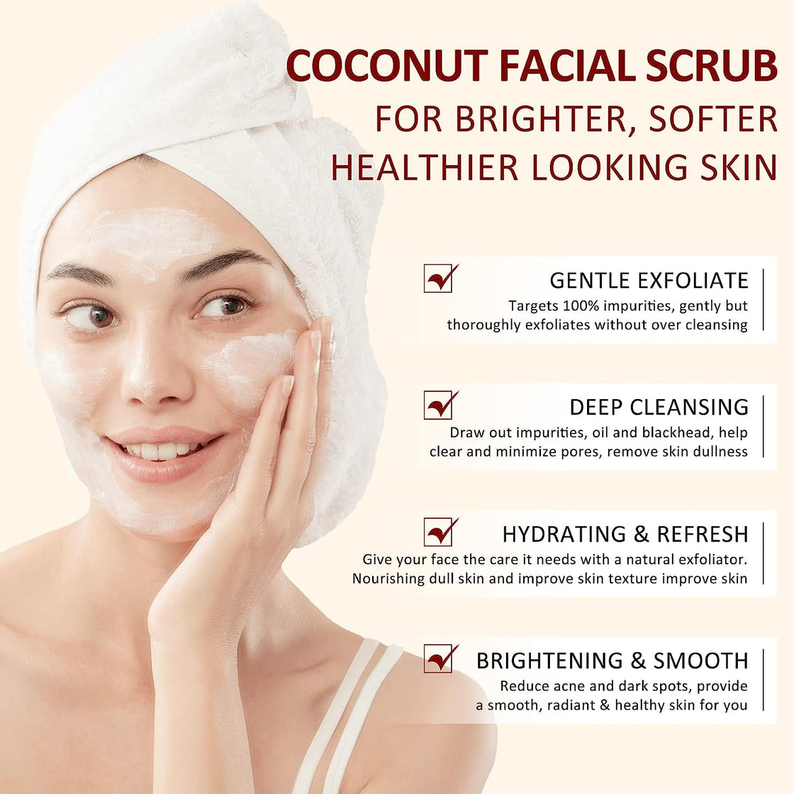 Nourishing Coconut Facial Scrub - 100Gm