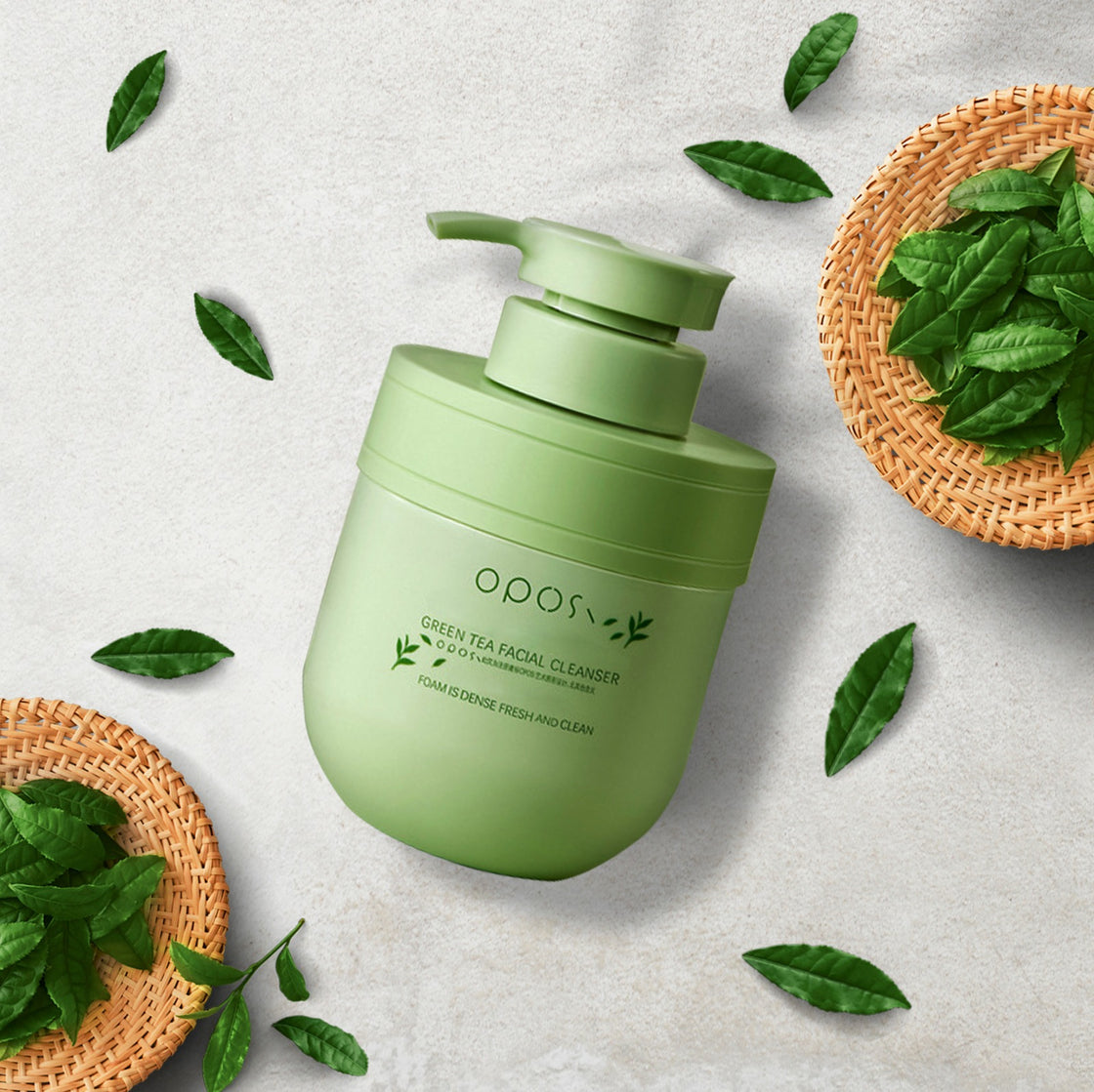 Organic Deep Cleansing Green Tea Facial Cleanser -300Gm